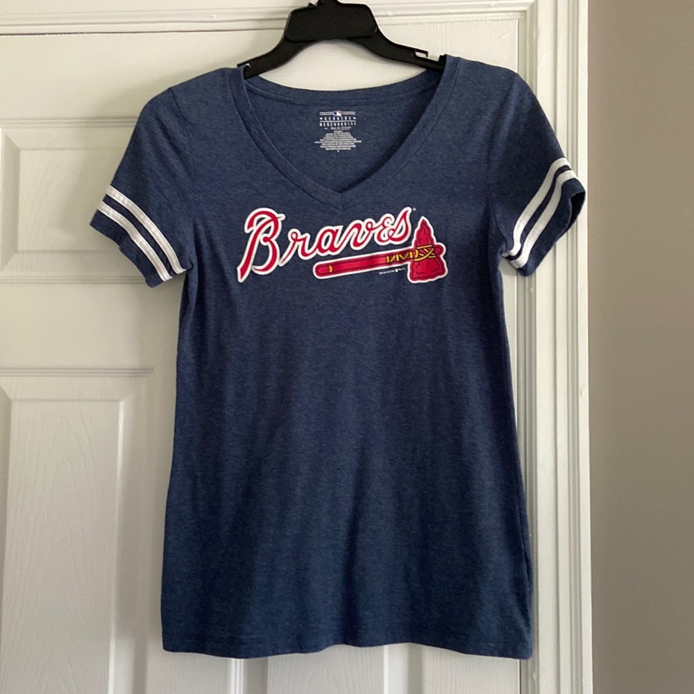 Womens Atlanta Braves Baseball Tee